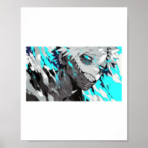 Die heißesten Flammen Böser Bruder Anime Aufkleber Poster