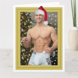 Die heißesten Hunken auf dem Planeten! Christmas B Karte