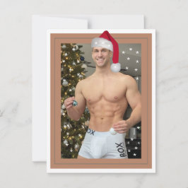 Die heißesten Hunken auf dem Planeten! Christmas B Postkarte