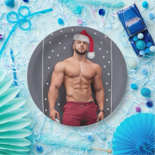 Die heißesten Hunken auf dem Planeten Weihnachtsbu Pappteller (Party)