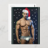 Die heißesten Hunken auf dem Planeten Weihnachtsbu Postkarte (Vorne/Hinten)