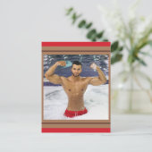 Die heißesten Hunks auf dem Planeten! Zeit für Gle Postkarte (Stehend Vorderseite)