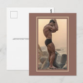 Die heißesten Hunks auf dem Planeten! Zeit für Gle Postkarte (Vorne/Hinten)