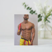 Die heißesten Hunks auf dem Planeten! Zeit für Gle Postkarte (Stehend Vorderseite)