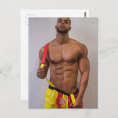 Die heißesten Hunks auf dem Planeten! Zeit für Gle Postkarte (Vorne/Hinten)