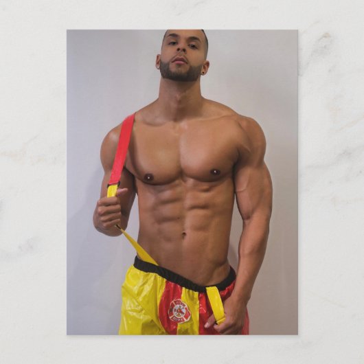 Die heißesten Hunks auf dem Planeten! Zeit für Gle Postkarte (Vorderseite)