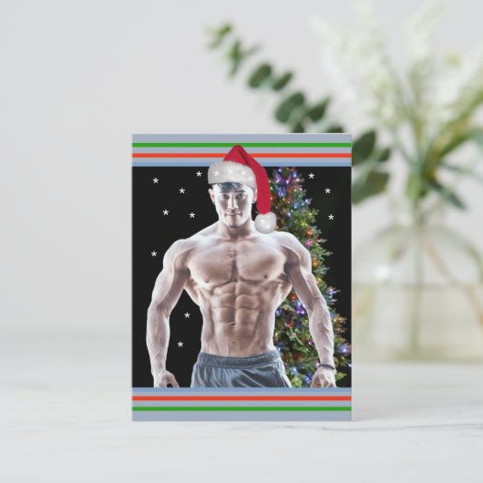 Die heißesten Hunks auf dem Planeten! Zeit für Gle Postkarte (Stehend Vorderseite)