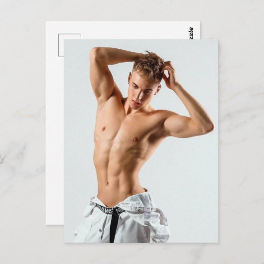 Die heißesten Hunks auf dem Planeten! Zeit für Gle Postkarte (Vorne/Hinten)