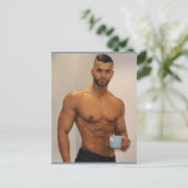 Die heißesten Hunks auf dem Planeten! Zeit für Gle Postkarte (Stehend Vorderseite)