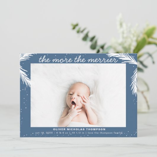 Die heitere Weihnachtsjunge Ankündigung (Stehend Vorderseite)