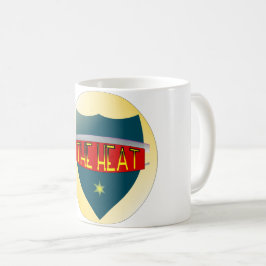 DIE HEIZUNG - Frische Abzeichen-Tasse mit Retro St Kaffeetasse