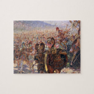 Die Helden der Schlacht von Marathon (Rochegrosse) Puzzle