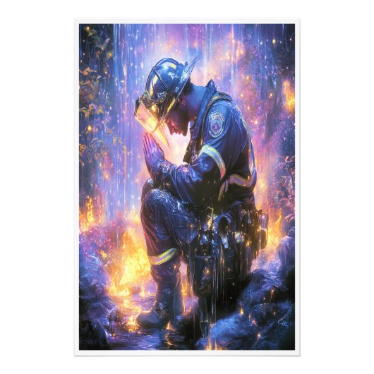 Die Helden segnen Fotodruck (Vorne)