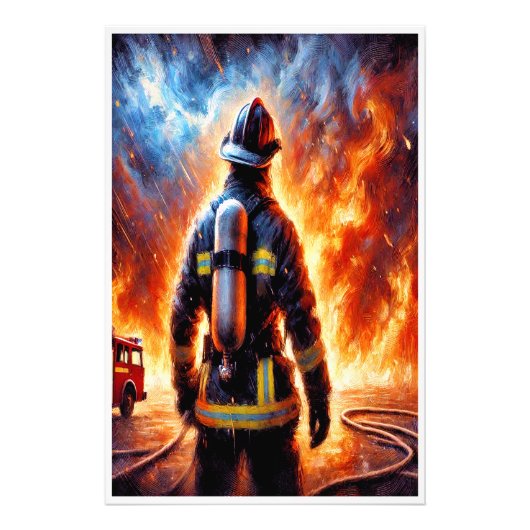 Die Helden segnen Fotodruck (Vorne)