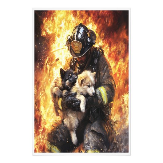 Die Helden segnen Fotodruck (Vorne)