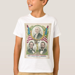Die Helder Washington Lincoln Grant unseres Landes T-Shirt