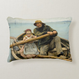 Die helfende Hand, 1881 von Emile Renouf Dekokissen