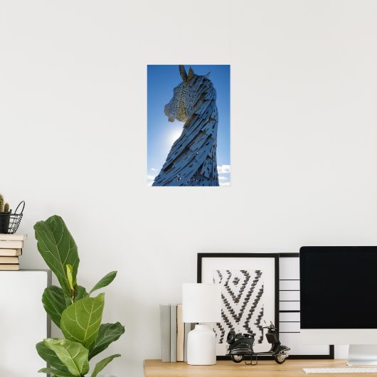 Die Helix, die Kelpies, Falkirk - Besuch Schottlan Poster (Heimbüro)
