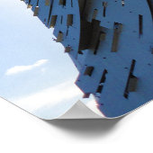 Die Helix, die Kelpies, Falkirk - Besuch Schottlan Poster (Ecke)