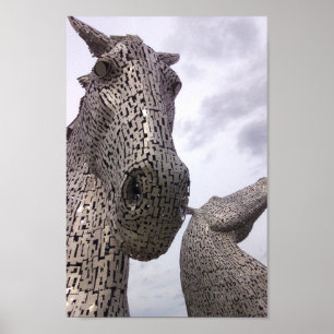 Die Helix, die Kelpies, Falkirk - Besuch Schottlan Poster