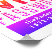 Die helle Liebe und die WLAN-Internetverbindung Poster (Ecke)