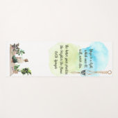 Die hellere Fitness der Wasserfarbe Yogamatte (Vorderseite (Horizontal))