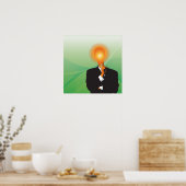 Die hellste Bulbe in der Messerfassung Poster (Küche)