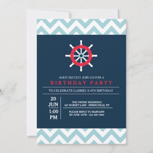 Die Helm-Einladung Einladung (Vorderseite)