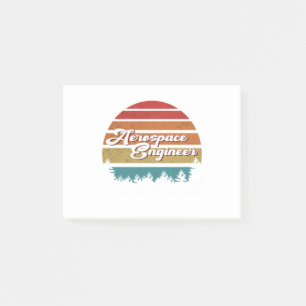 Die Hemdarbeit des Aerospace Engineer ist Gottes g Post-it Klebezettel