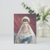 Die herablassende Kaiserin Russlands Postkarte (Stehend Vorderseite)