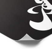 "Die Herausforderung annehmen - Motivierend Typogr Poster (Ecke)