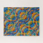 Die Herausforderung des Musters "Quilt Patches" de Puzzle (Horizontal)