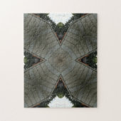 Die Herausforderung des schwarzen grauen Puzzles (Vertikal)