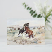 Die Herausforderung (Pferdeställe kämpfen) Karte (Stehend Vorderseite)