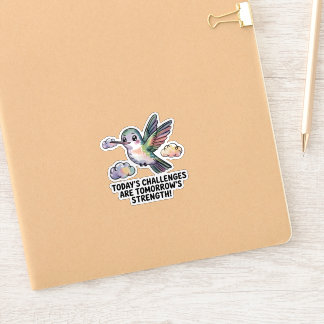 Die Herausforderungen von heute sind die Stärken v Aufkleber