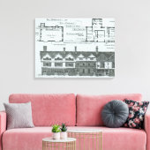 Die Herberge und die Geschäfte Leinwanddruck (Insitu (Wohnzimmer))