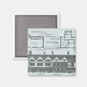 Die Herberge und die Geschäfte Magnet (Vorderseite/Rückseite)