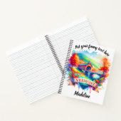 Die Herbstbrücke von Vermont Notizblock (Innenseite)