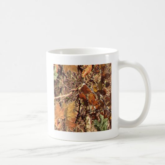 Die Herbstfarben von Jägern in Camouflage Kaffeetasse (Rechts)