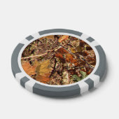 Die Herbstfarben von Jägern in Camouflage Pokerchips (Einzeln)