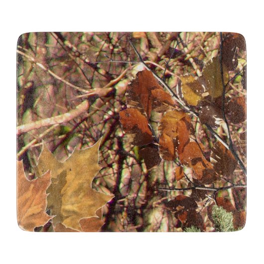 Die Herbstfarben von Jägern in Camouflage Schneidebrett (Vorderseite)