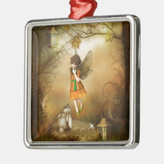 Die Herbstküche Silbernes Ornament (Links)