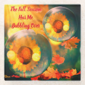 Die Herbstsaison hat mich über den Untersetzer aus (Vorderseite)