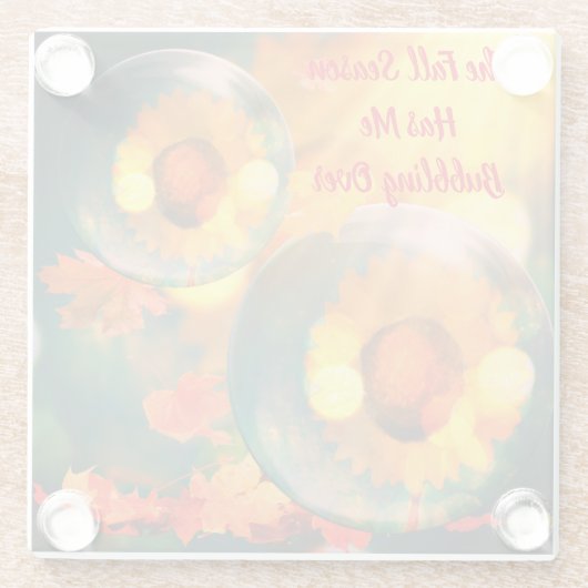 Die Herbstsaison hat mich über den Untersetzer aus (Rückseite)