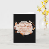 Die Herbstsaison ist die wunderbarste Zeit Karte (Gelbe Blume)