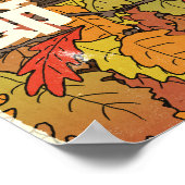 Die Herbstsaison Poster (Ecke)