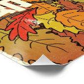 Die Herbstsaison Poster (Ecke)