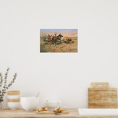 Die Herdquitter von Charles Marion Russell Poster (Küche)