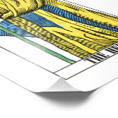 Die Hermit-Tarot-Karte Fotodruck (Ecke)