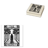 Die Hermit-Tarot-Karte Gummistempel (Stempel)